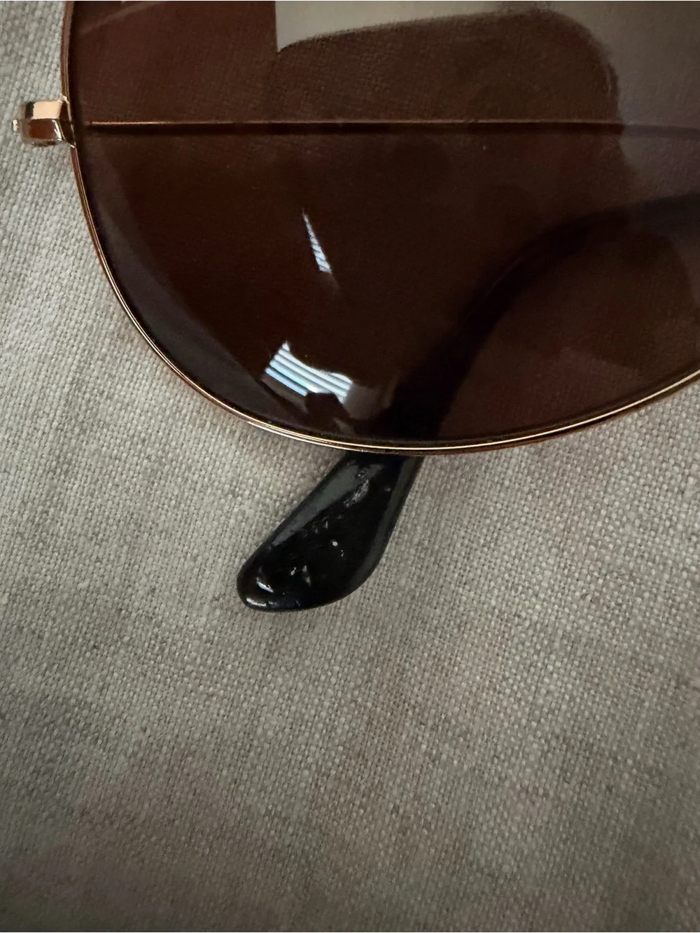 Ray-Ban Aviator Classic Gold-Tone Sunglasses in Brown